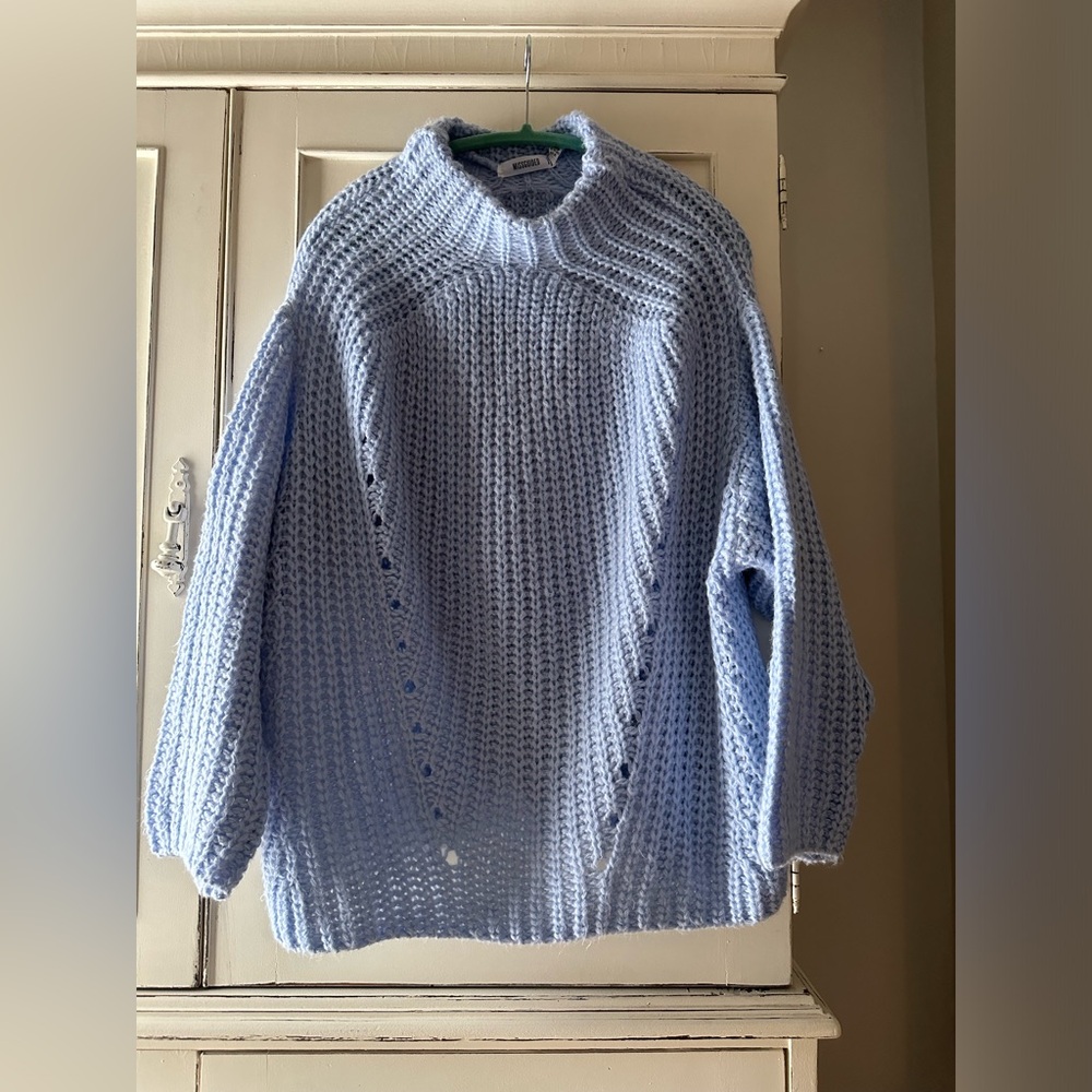 NWOT Mock Neck Oversized Knit